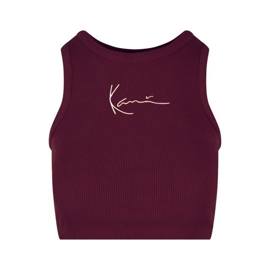 Karl Kani Γυναικεία αμάνικη μπλούζα Small Signature Essential Racer Rib Top
